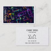 Veranstaltungen Barkeeper Visitenkarten Visitenkarte (Vorne/Hinten)