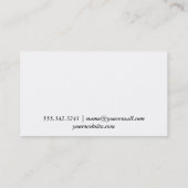 Veranstaltungen | Gold/Schiefer Visitenkarte (Rückseite)