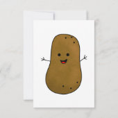 Veranstaltungen laden ein, Niedlich glückliche Kar Einladung (Rückseite)