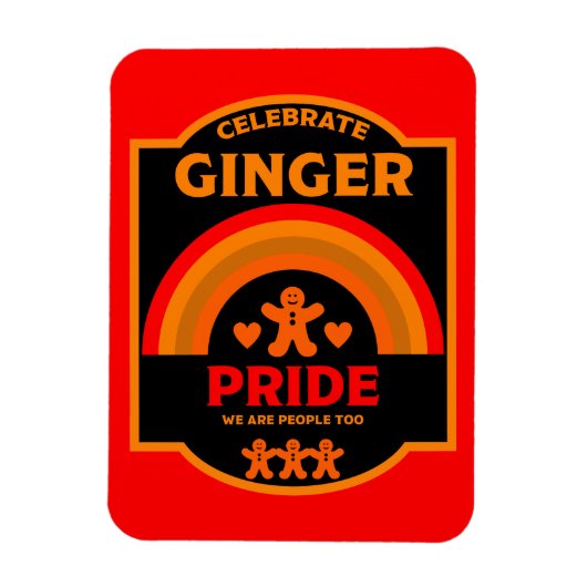 Veranstaltungen mit Ingwer Pride Montag Magnet (Vertikal)