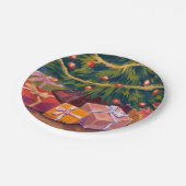 Veranstaltungen unter der Weihnachtsfeier des Baum Pappteller (Schrägansicht)