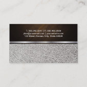 Veranstaltungen / Weißes Leder & Holz / Silberbesa Visitenkarte (Rückseite)