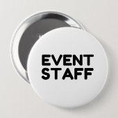 VERANSTALTUNGSBEDIENSTETE BUTTON (Vorne & Hinten)