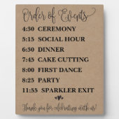 Veranstaltungskalender Fotoplatte (Vorderseite)