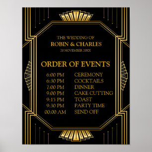 Veranstaltungskalender   Gatsby Art Deco Poster