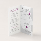 Veranstaltungskalender und -plan für lila Baumblüt (Innenseite)