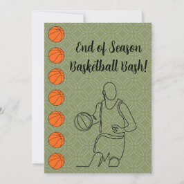 Veranstaltungsort Sport Thema Basketball Einladung