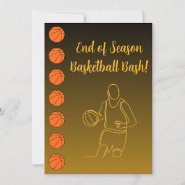 Veranstaltungsort Sport Thema Basketball Einladung