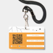 Veranstaltungspersonal Ausweis (Rückseite mit Lanyard)