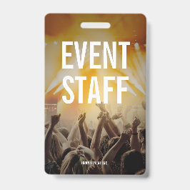 Veranstaltungspersonal Ausweis