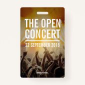 Veranstaltungspersonal Ausweis (Rückseite)