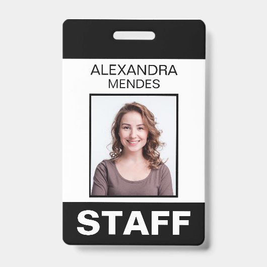Veranstaltungspersonal Benutzerdefiniertes Logo fü Ausweis (Vorderseite)