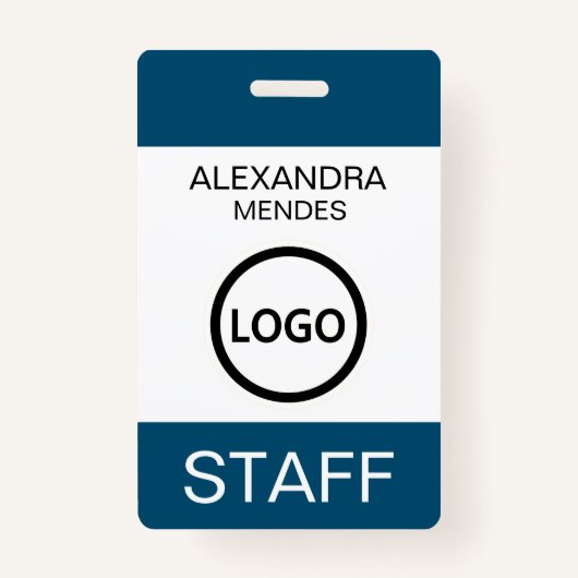 Veranstaltungspersonal Benutzerdefiniertes Logo fü Ausweis (Vorderseite)