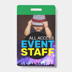 Veranstaltungspersonal zugänglich ausweis