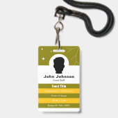 Veranstaltungsplaner Ausweis (Vorderseite mit Lanyard)