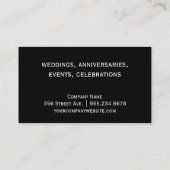 Veranstaltungsplaner II Visitenkarte (Rückseite)