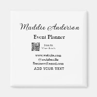 Veranstaltungsplaner Name Q R Code Details Website