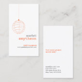 Veranstaltungsplaner, Party Planner Business Card Visitenkarte (Vorne/Hinten)