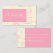 Veranstaltungsplaner  visitenkarte (Vorne/Hinten)