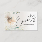 Veranstaltungsplanung Modern Boho Visitenkarte (Vorderseite)