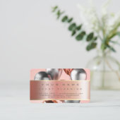 Veranstaltungsplanung Schöne Balloons farbenfroh Visitenkarte (Stehend Vorderseite)