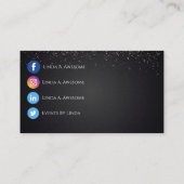 Veranstaltungsplanung Visitenkarte (Rückseite)