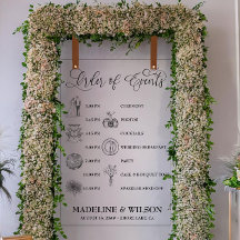 Veranstaltungsreihenfolge - Symbole Kalligrafie lö