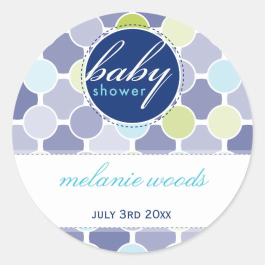 VERANSTALTUNGSSTÜCK :: Flaute Flecken 5 Runder Aufkleber (Vorderseite)