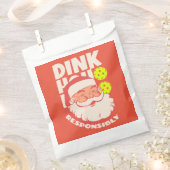 Verantwortlich abdunkeln | HoHo. Pickleball Pink S Geschenktütchen (Ausgeschnitten)
