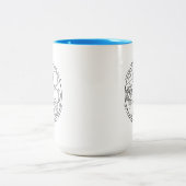 Verantwortlicher Erwachsener - Circular Gallifreya Zweifarbige Tasse (Mittel)