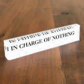 VERANTWORTLICHES NAMENSSCHILD NAMENSPLAKETTE (Seite)