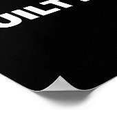 Verantwortlichkeit &# Grafen Poster (Ecke)