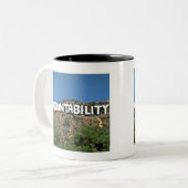 Verantwortlichkeits-Tasse Zweifarbige Tasse (Vorderseite Links)