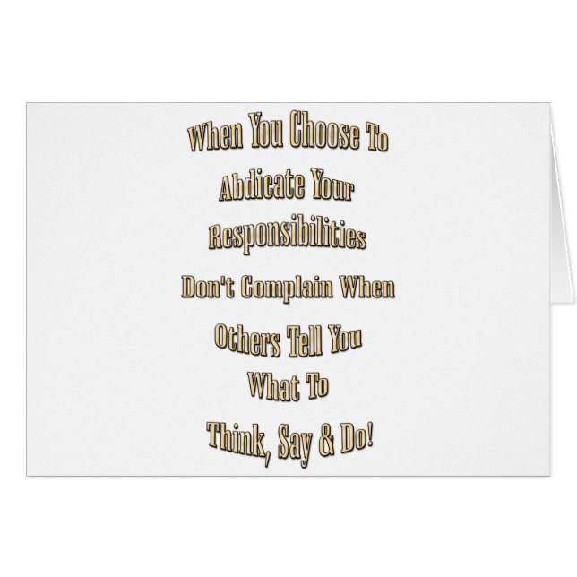 Verantwortung (Vorderseite (Horizontal))