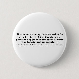 Verantwortung eines freie Presse-Zitats Button