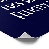 Verantwortung für den Gewichtsverlust 1 Poster (Ecke)