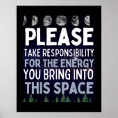 Verantwortung für die Energie Poster (Vorne)