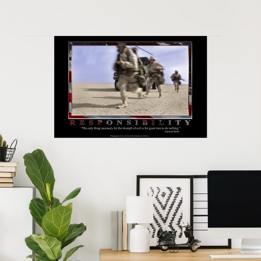 Verantwortung Poster (Heimbüro)