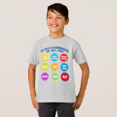 Verantwortungsbewusstsein Kids' grundlegender T - T-Shirt (Vorne ganz)