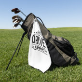 Verantwortungsvoll fahren golfhandtuch (Gras)