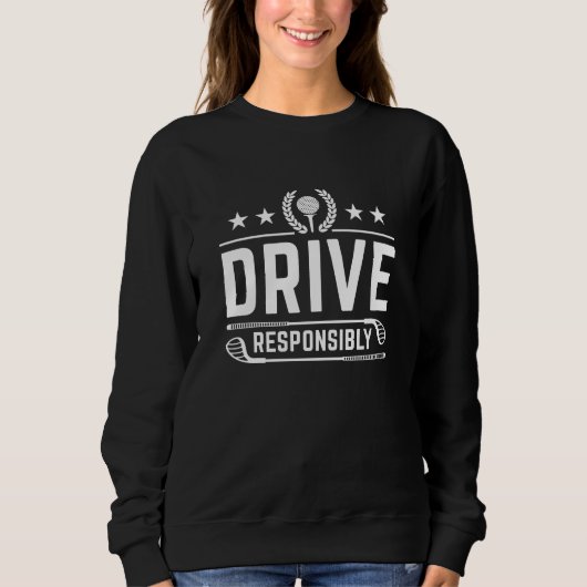 Verantwortungsvoll fahren sweatshirt (Vorderseite)