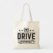 Verantwortungsvoll fahren tragetasche (Rückseite)