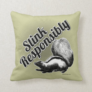 Verantwortungsvoll stinken kissen