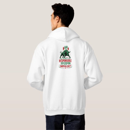 Verantwortungsvolle Entscheidung oder impulsive Ha Hoodie (Schwarz voll)