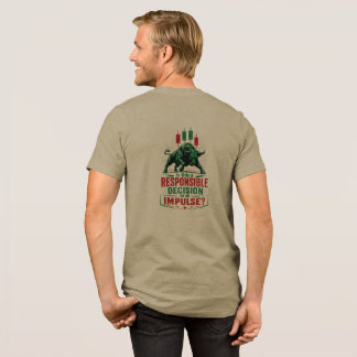 Verantwortungsvolle Entscheidung oder impulsives B Tri-Blend Shirt