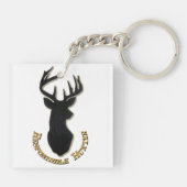 Verantwortungsvolle Schlüsselkette für Jäger Schlüsselanhänger (Rückseite)