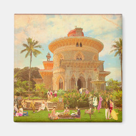 Verão de 1934 em Monserrate (Sintra - Portugal) Magnet