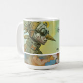 Verarbeite dein Trauma durch Kunst Tasse. Kaffeetasse (Vorderseite Links)