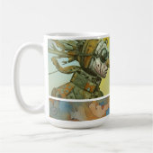 Verarbeite dein Trauma durch Kunst Tasse. Kaffeetasse (Links)