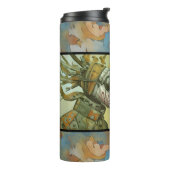 Verarbeite dein Trauma durch Kunst Tasse. Thermosbecher (Nach links gedreht)